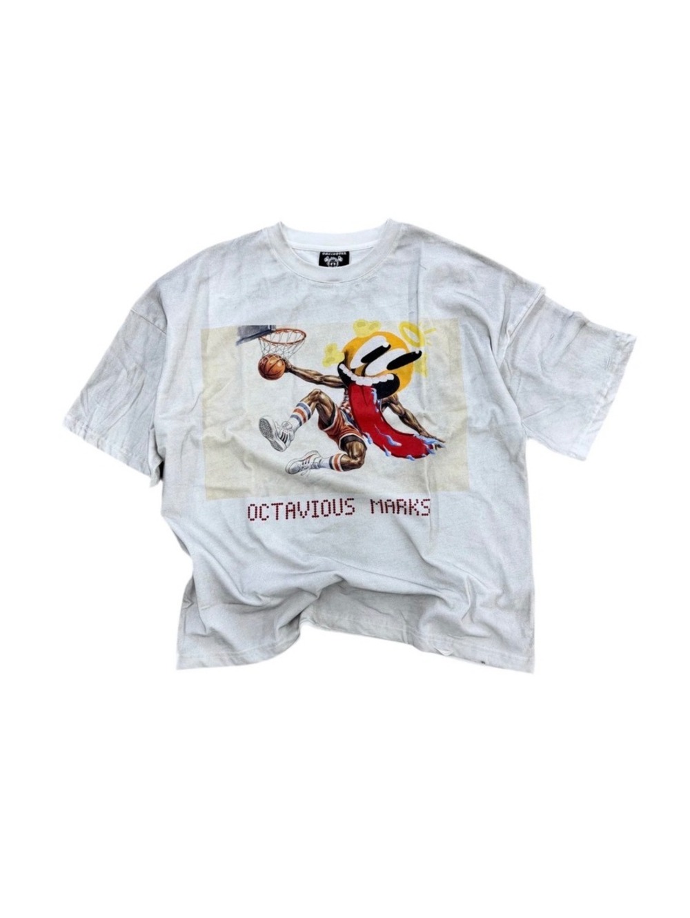 Octavious Marks Graphic Basketball Player T-Shirt XL
